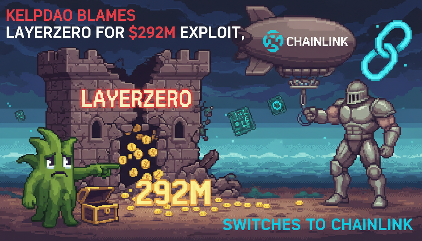 KelpDAO Blames LayerZero for $292M Exploit, Switches to Chainlink