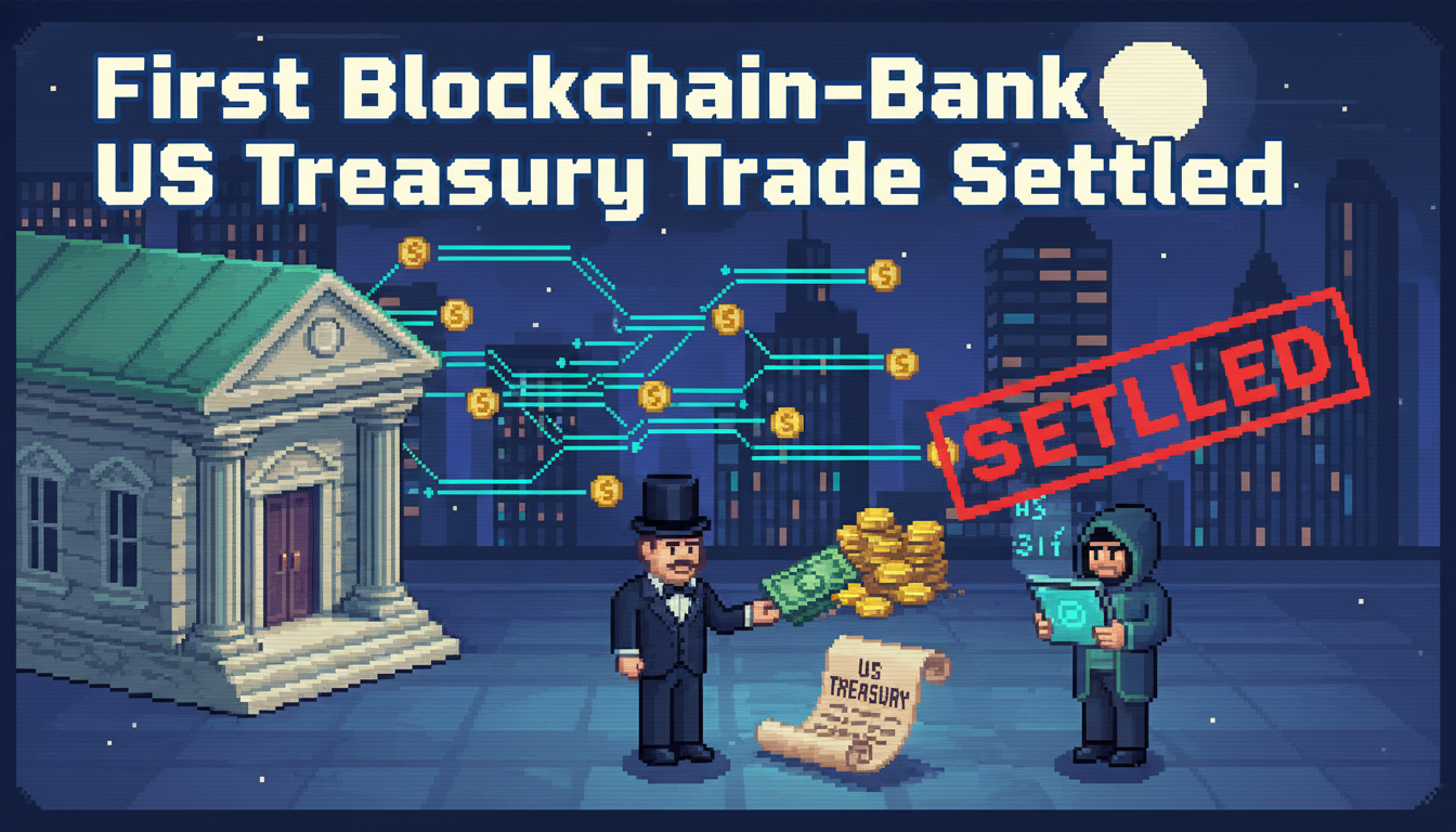 First Blockchain-Bank US Treasury Trade Settled