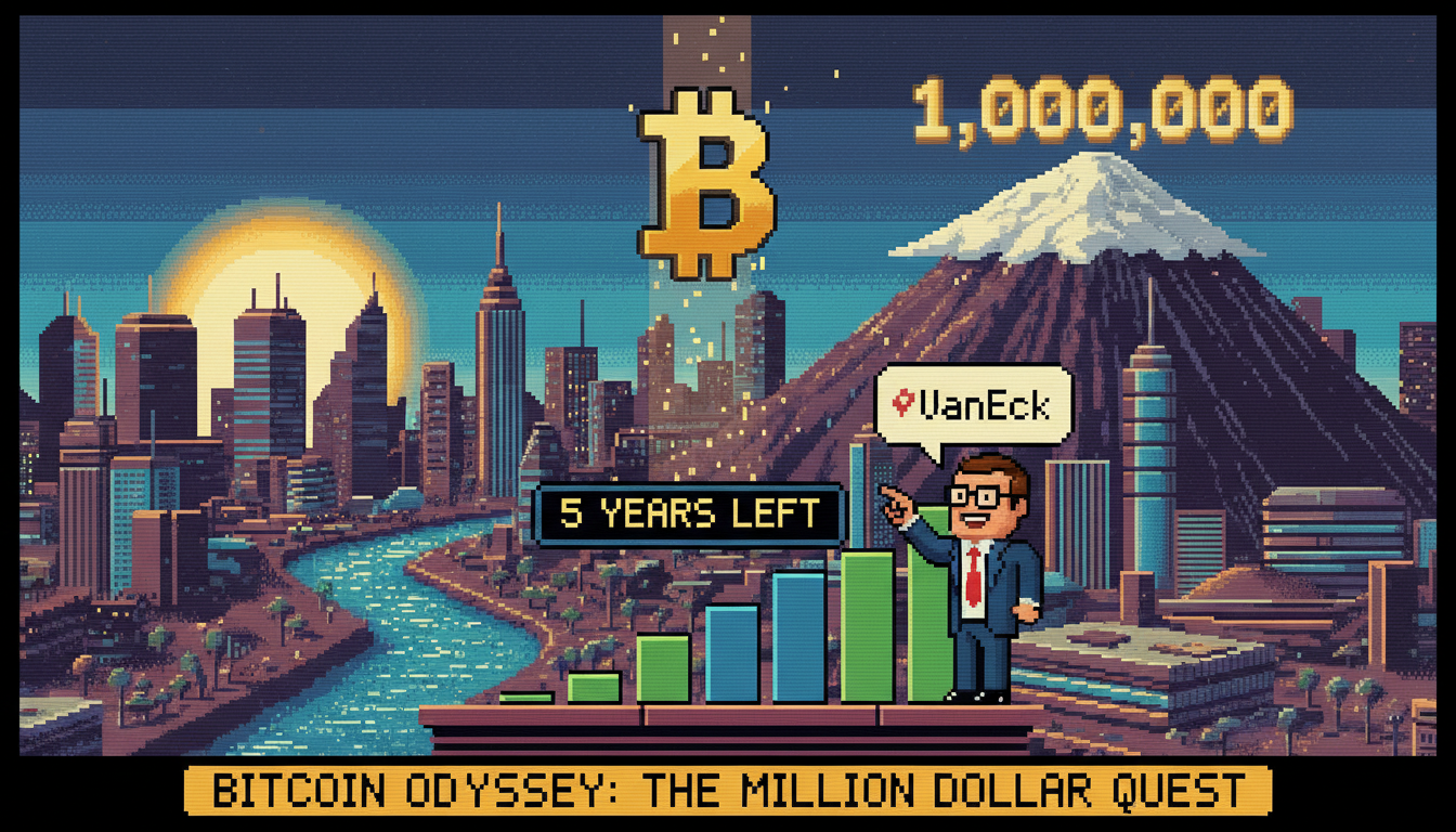 Bitcoin to Hit $1M in 5 Years: VanEck Analyst