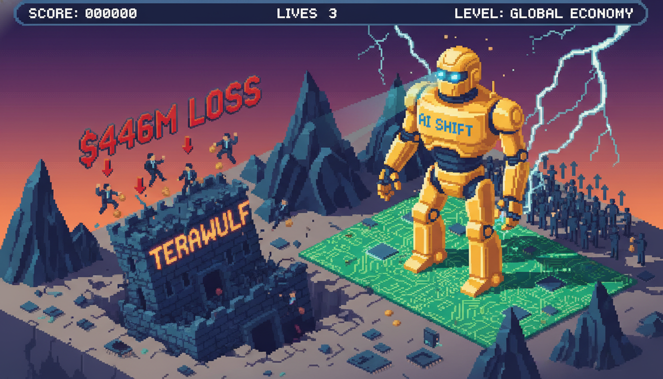 TeraWulf shares drop after $446M loss as AI shift grows