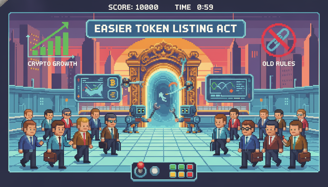 Exchanges lobby to ease crypto token listing rules in bill