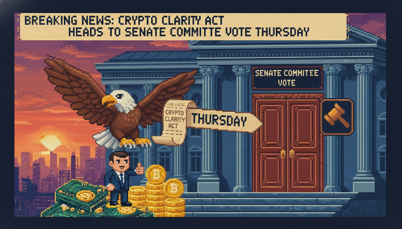 Crypto Clarity Act Heads to Senate Committee Vote Thursday