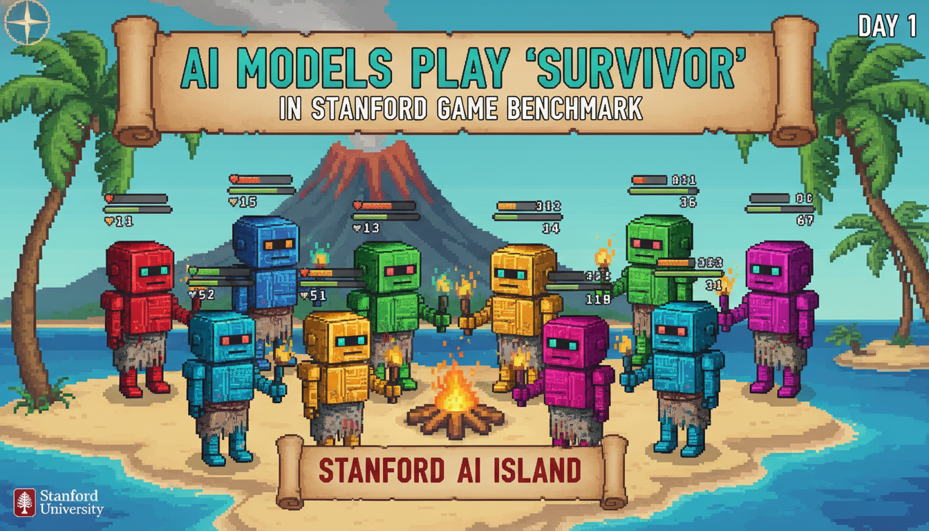 AI Models Play "Survivor" in Stanford Game Benchmark