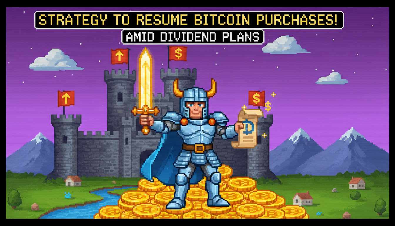 Strategy to Resume Bitcoin Purchases Amid Dividend Plans