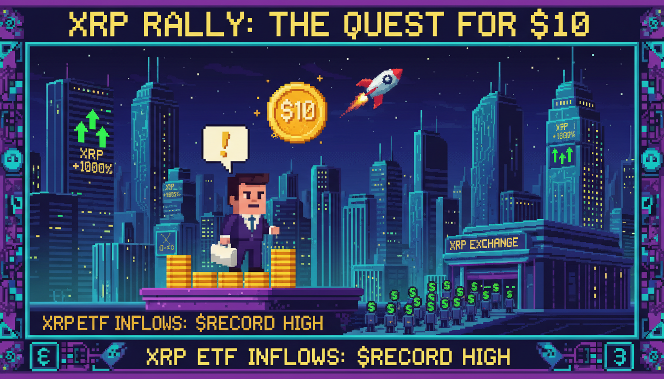 XRP ETFs Record High Inflows Amid Calls for $10 Rally