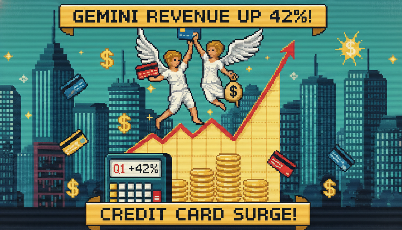 Gemini Q1 revenue jumps 42% amid credit card surge