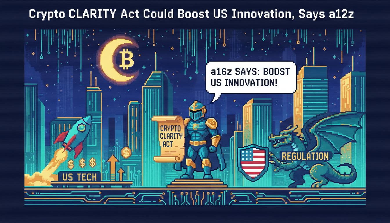 Crypto CLARITY Act Could Boost US Innovation, Says a16z