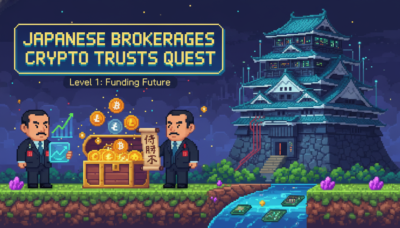 Japanese Brokerages Develop Crypto Investment Trusts