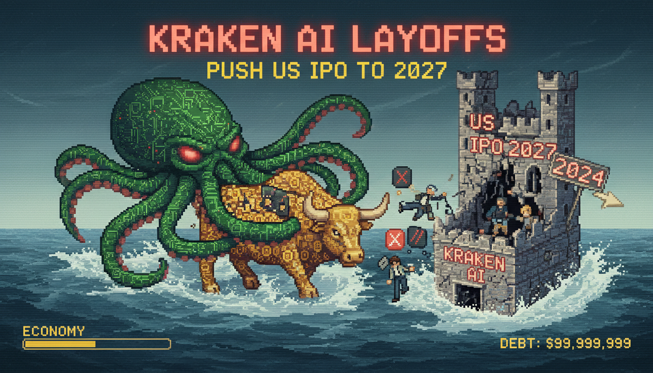 Kraken AI layoffs push US IPO to 2027
