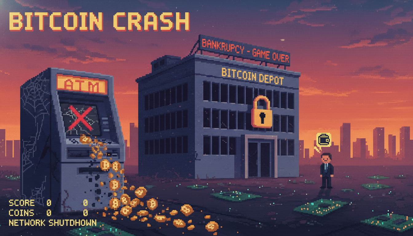Bitcoin Depot Files Bankruptcy, Shuts Down ATM Network