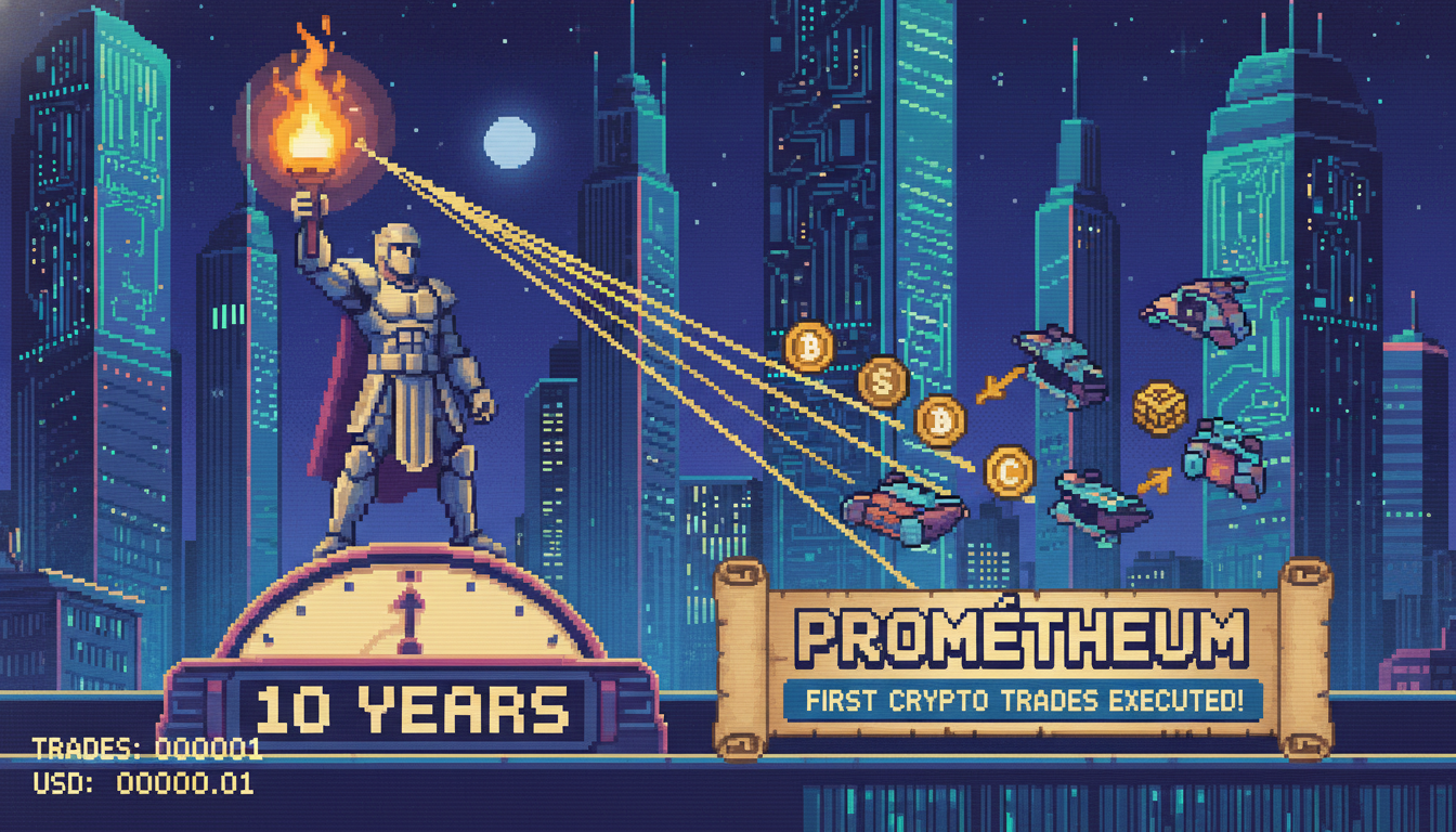 Prometheum Executes First Crypto Trades After 10-Year Wait