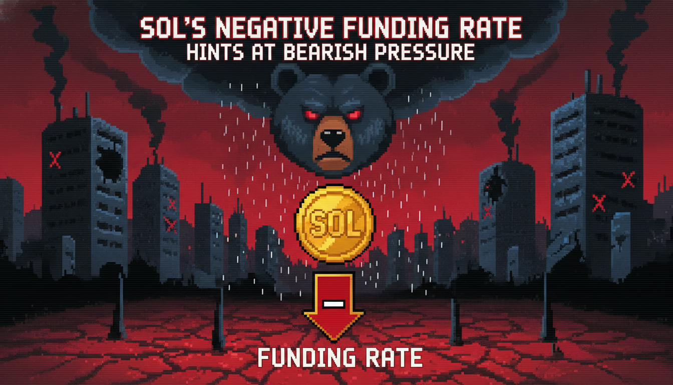 SOL's Negative Funding Rate Hints at Bearish Pressure