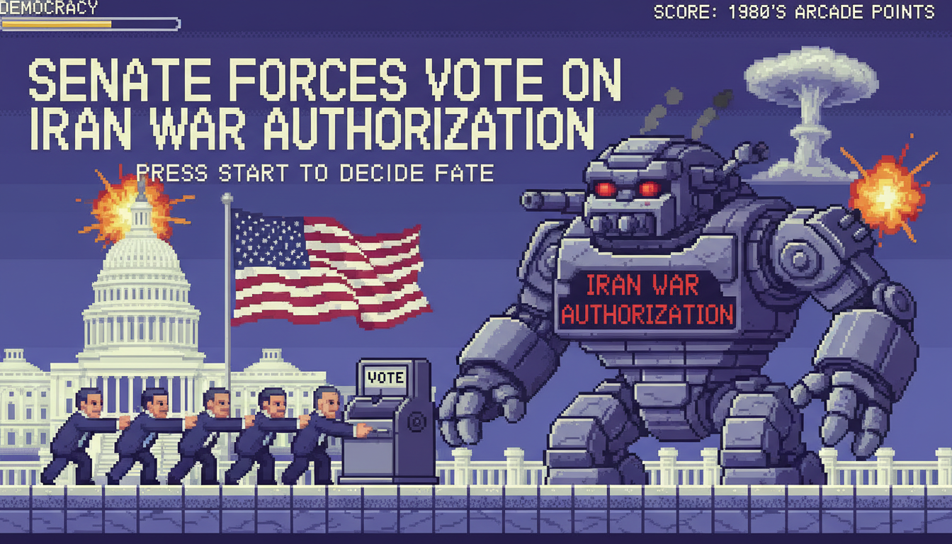 Senate Forces Vote on Iran War Authorization