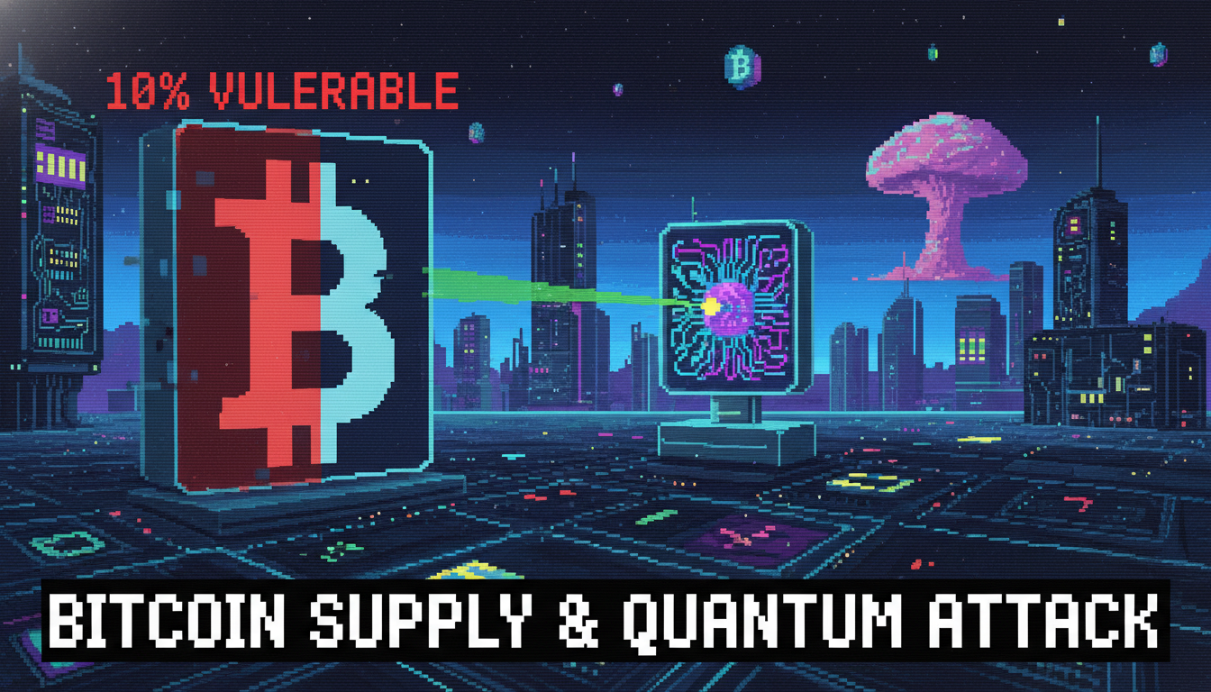 10% of Bitcoin Supply Vulnerable to Quantum Attack