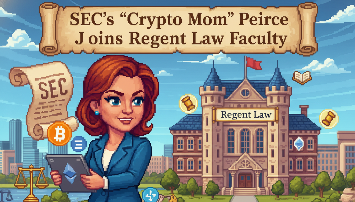 SEC's 'Crypto Mom' Peirce Joins Regent Law Faculty
