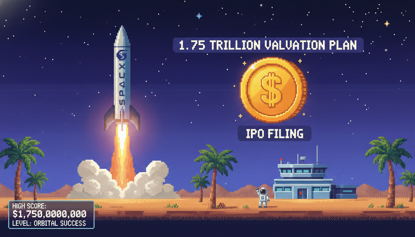 SpaceX IPO Filing Reveals $1.75 Trillion Valuation Plan