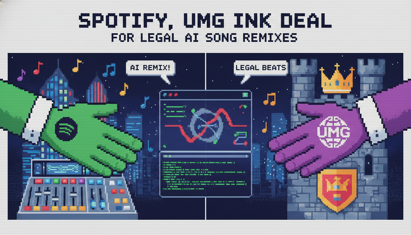 Spotify, UMG Ink Deal for Legal AI Song Remixes