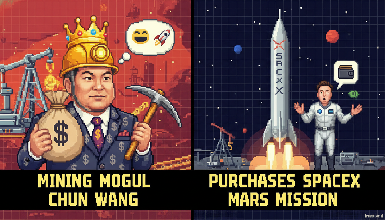 Mining Mogul Chun Wang Purchases SpaceX Mars Mission