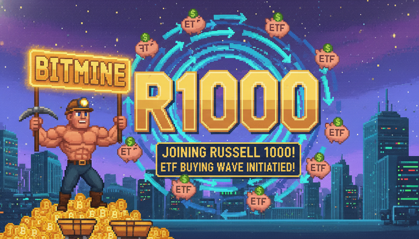 BitMine to Join Russell 1000, Spurring ETF Buying Wave