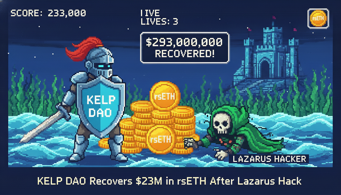 Kelp DAO Recovers $293M in rsETH After Lazarus Hack