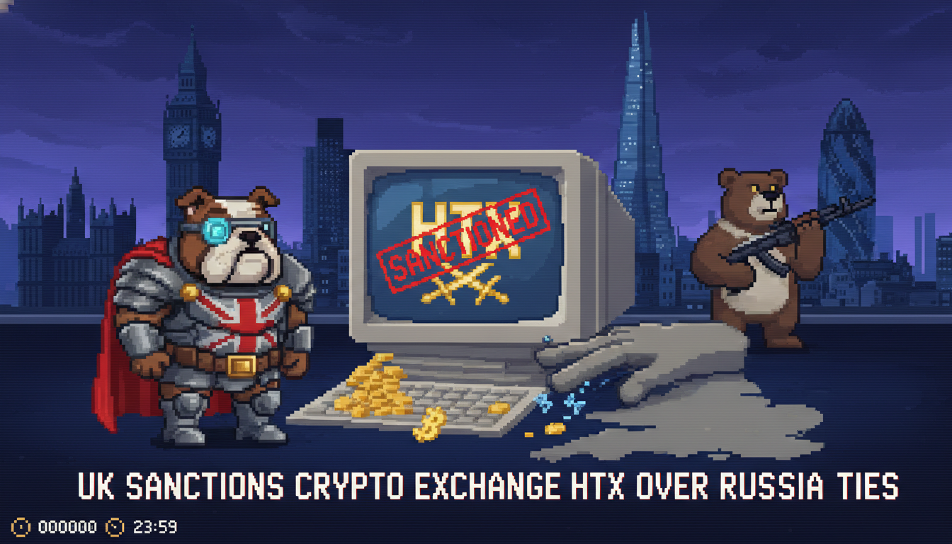 UK Sanctions Crypto Exchange HTX Over Russia Ties