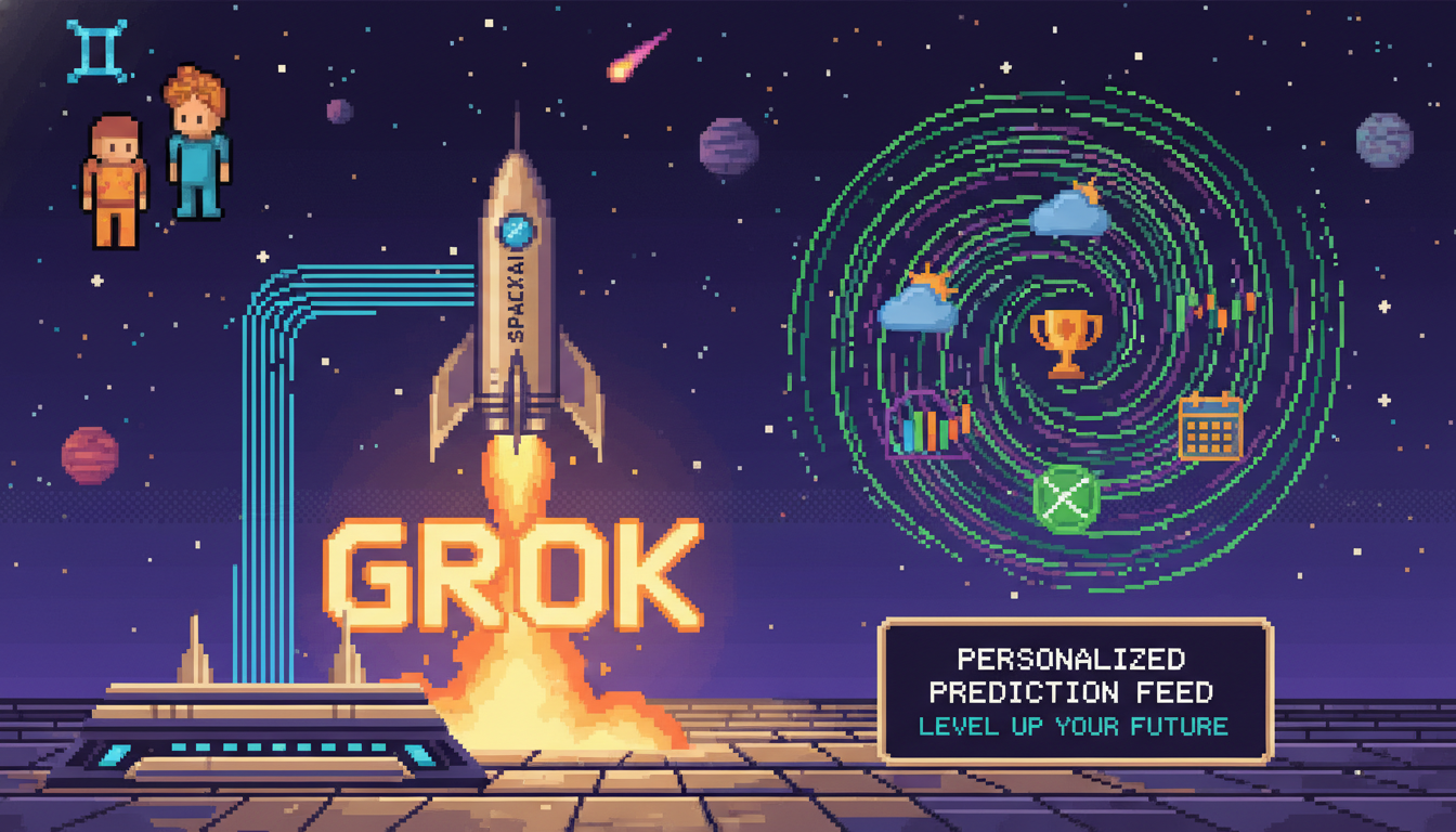Gemini partners with SpaceXAI's Grok to personalize prediction feeds