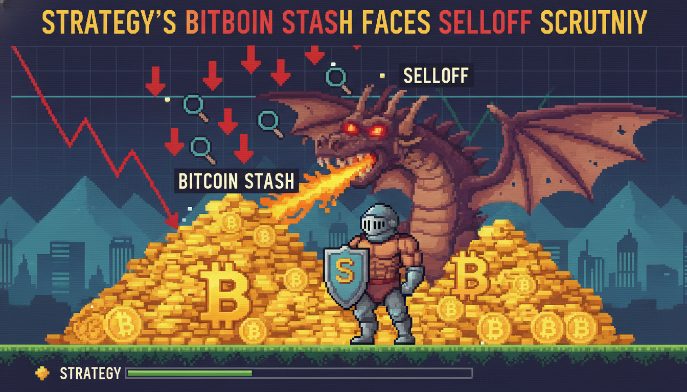 Strategy's Bitcoin Stash Faces Selloff Scrutiny