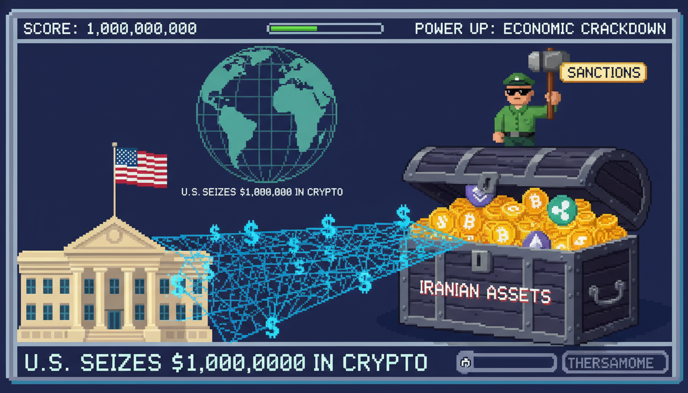 U.S. seizes $1B in Iranian crypto assets in economic crackdown