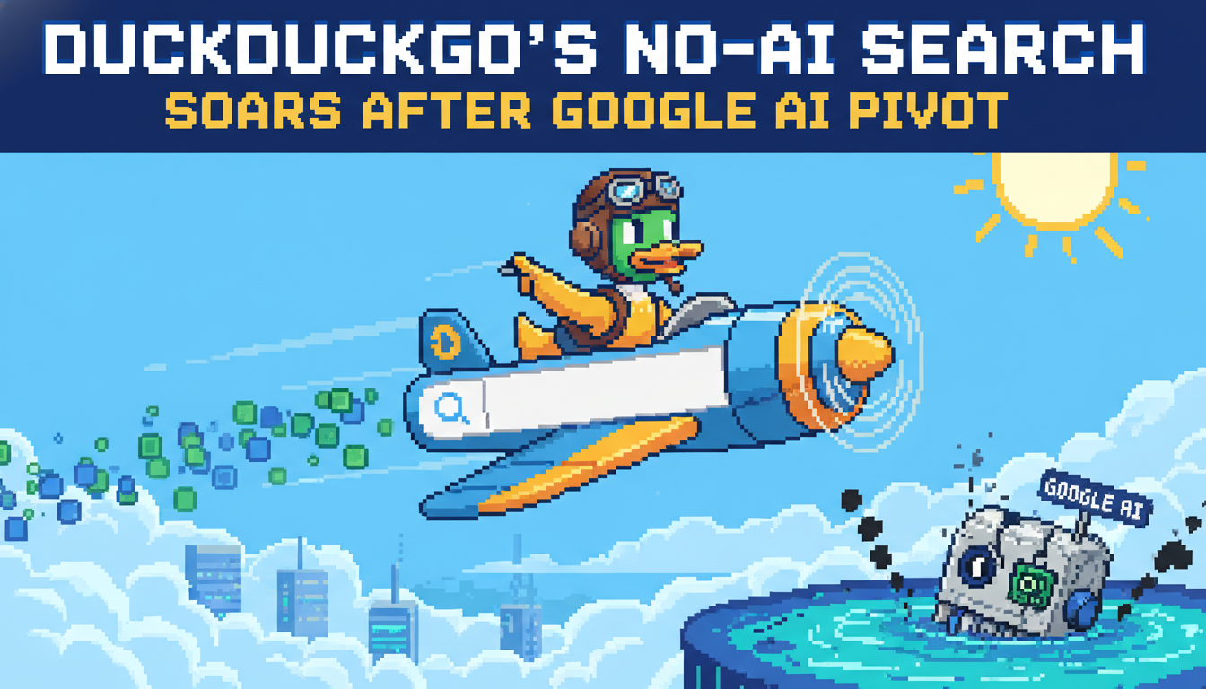 DuckDuckGo’s No-AI Search Soars After Google AI Pivot