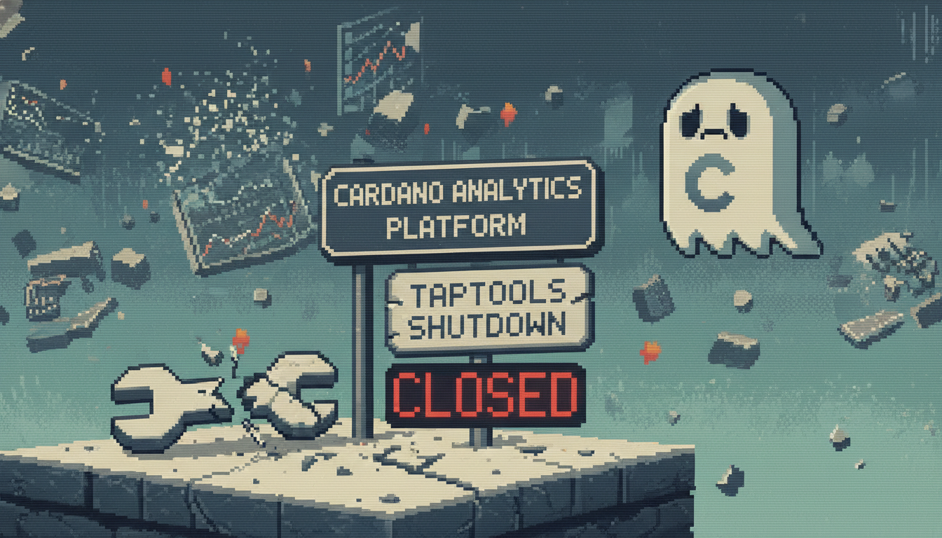 Cardano Analytics Platform TapTools Shuts Down