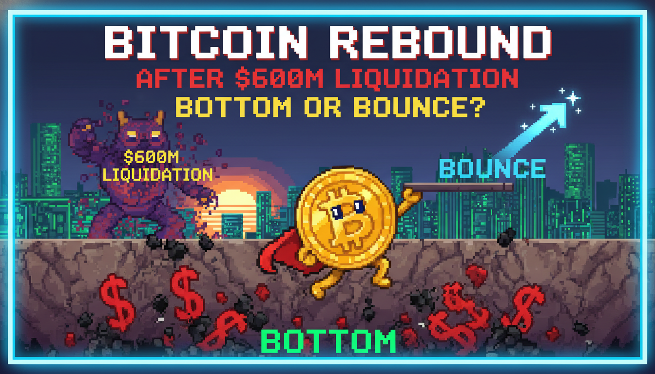 Bitcoin Rebound After $600M Liquidation: Bottom or Bounce?