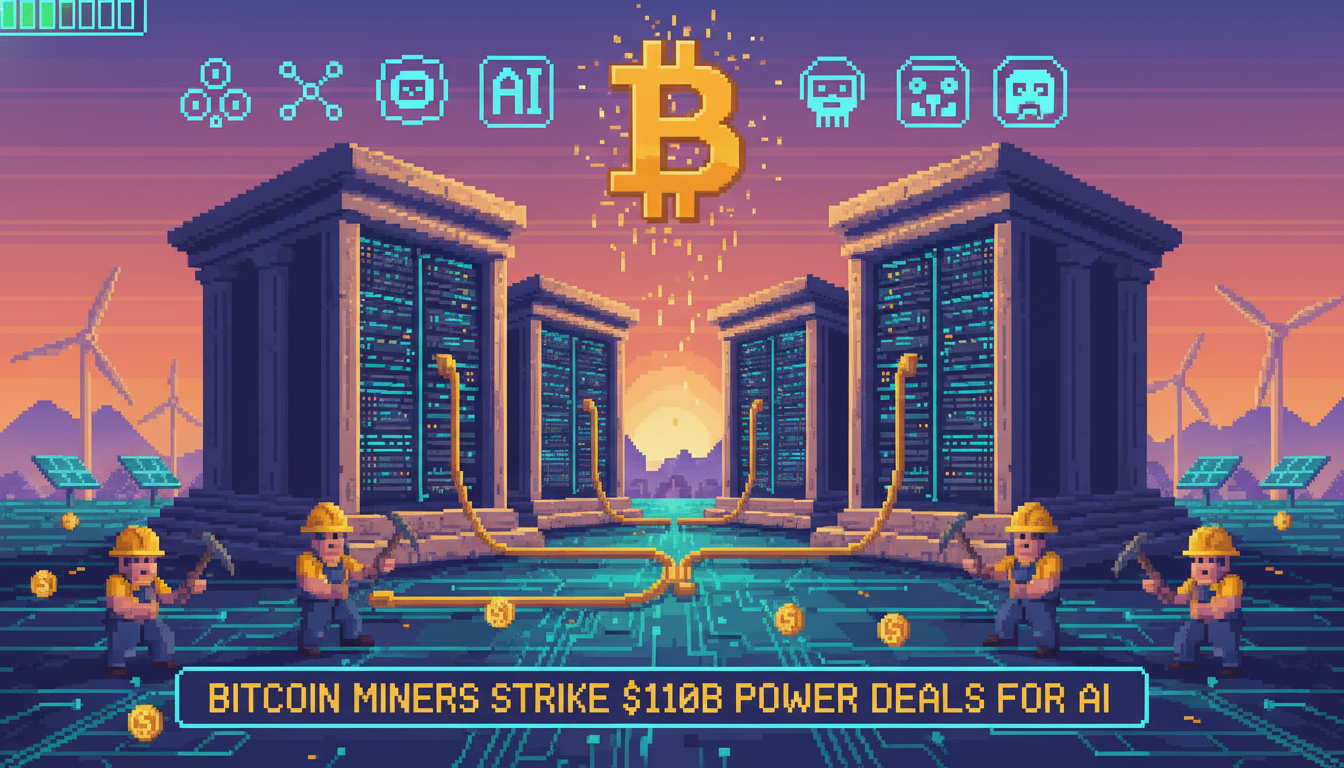 Bitcoin Miners Strike $110B Power Deals for AI