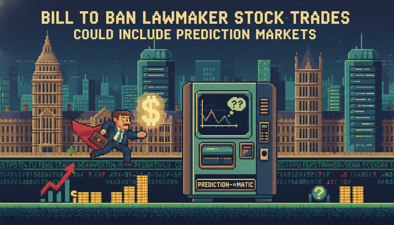 Bill to Ban Lawmaker Stock Trades Could Include Prediction Markets