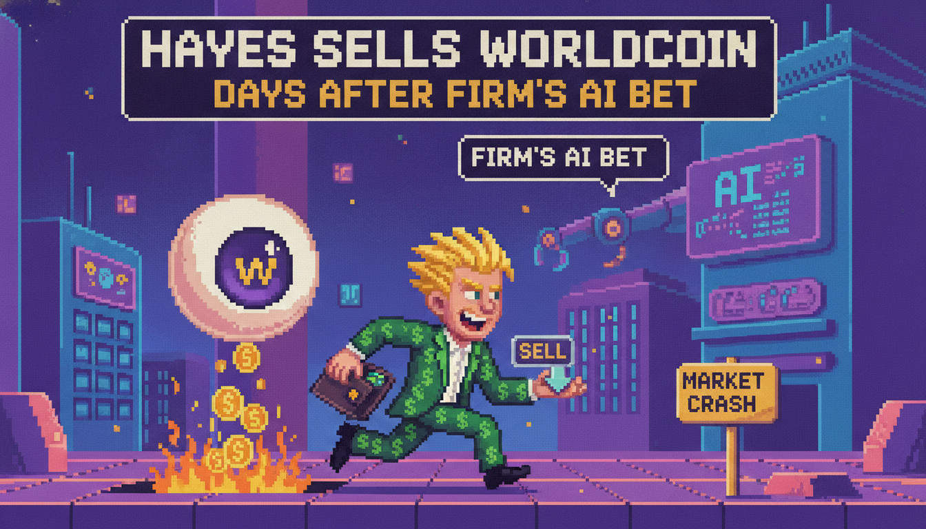 Hayes Sells Worldcoin Days After Firm's AI Bet