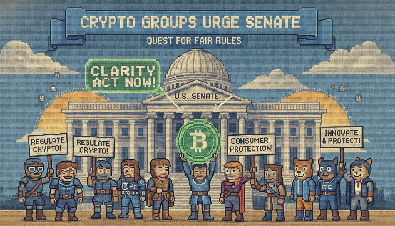 Crypto Groups Urge Senate To Pass CLARITY Act