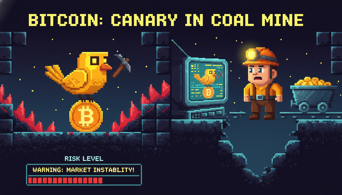 Bitcoin Serves as ‘Canary in Coal Mine’ for Risk