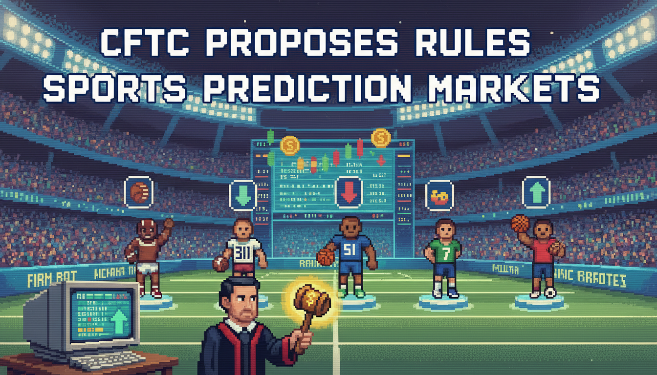 CFTC proposes rules for sports prediction markets.