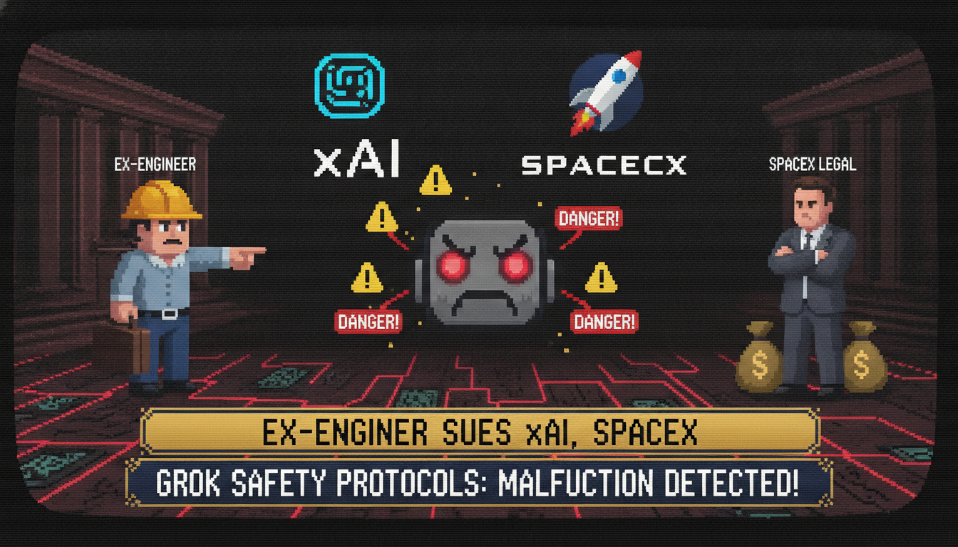 Ex-Engineer Sues xAI, SpaceX Over Grok Safety Warnings