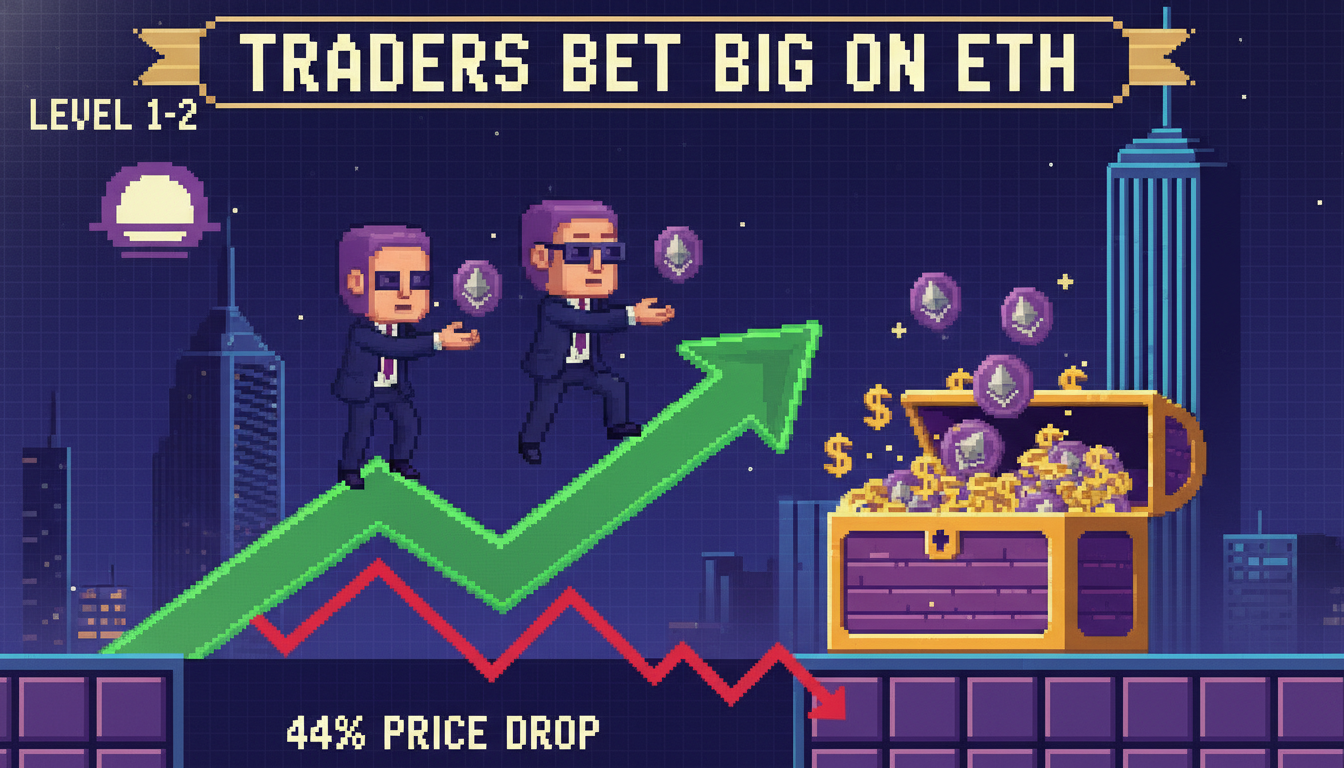Traders Bet Big on ETH Despite 44% Price Drop