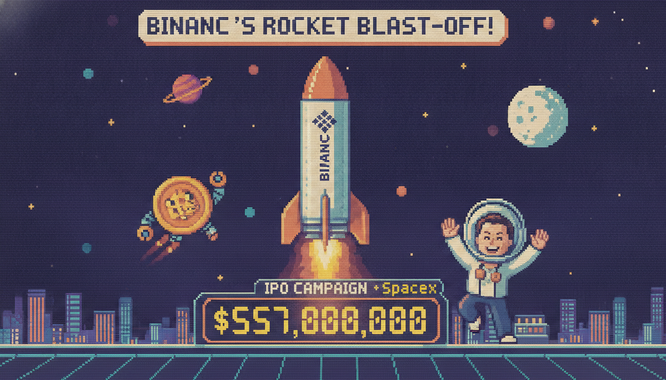 Binance’s SpaceX IPO Campaign Hits $557M