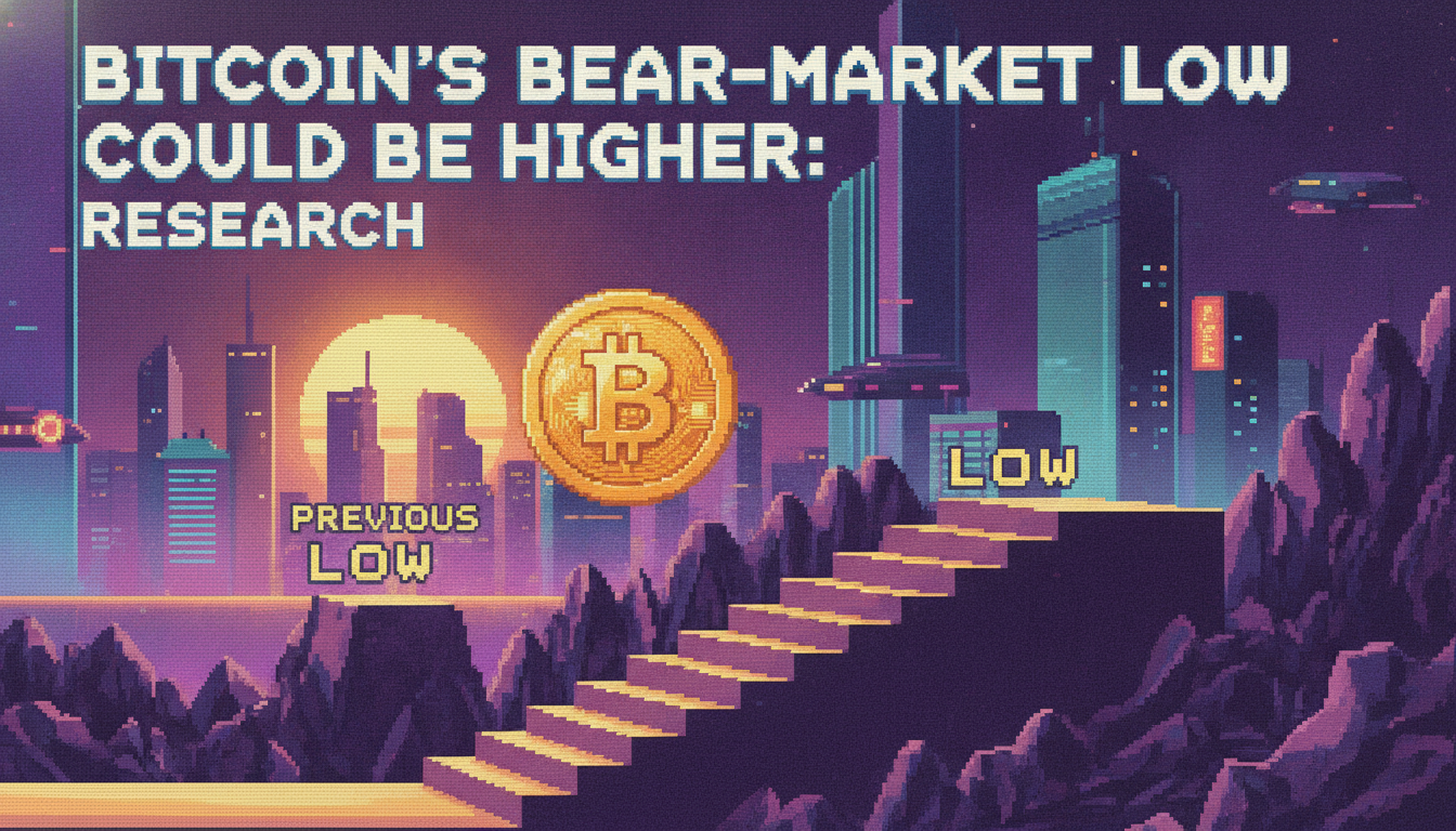 Bitcoin’s Bear-Market Low Could Be Higher: Research