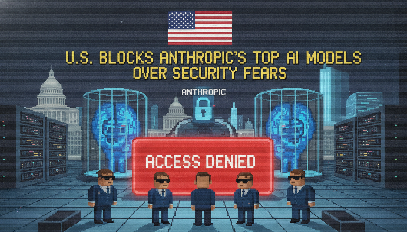 U.S. Blocks Anthropic's Top AI Models Over Security Fears