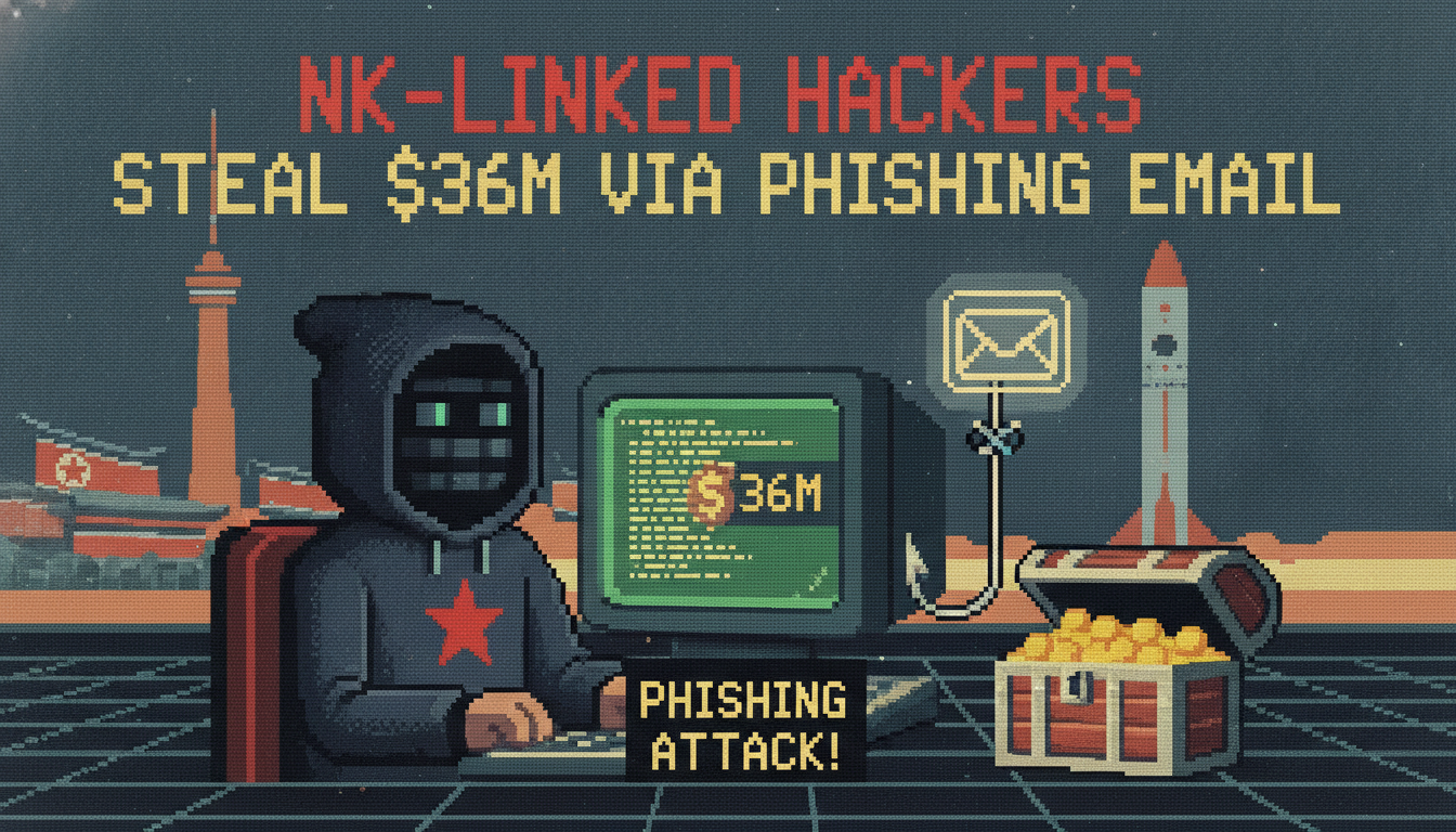 NK-Linked Hackers Steal $36M Via Phishing Email