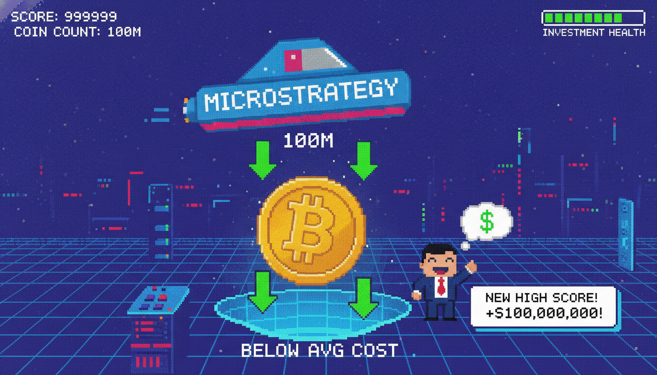 MicroStrategy Buys $100M BTC Below Average Cost