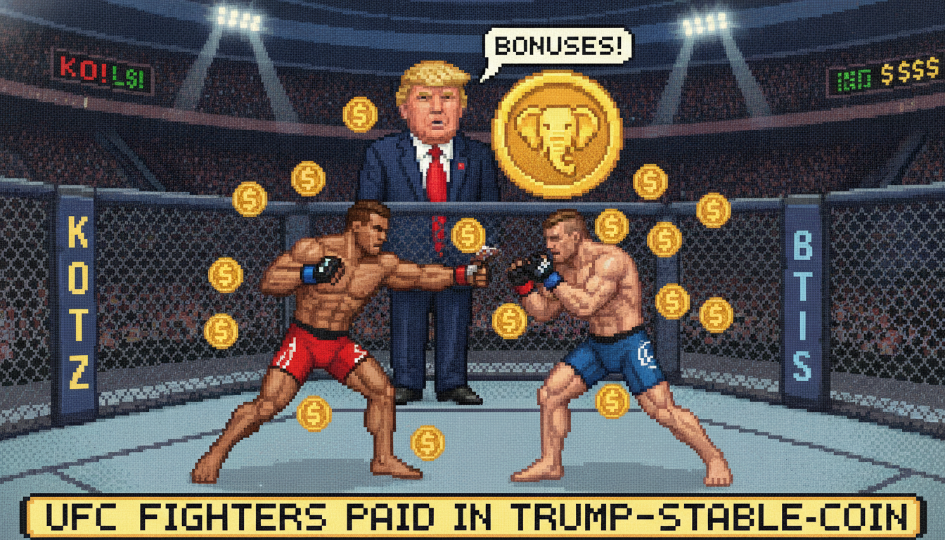 UFC Fighters Paid Bonuses in Trump-Linked Stablecoin