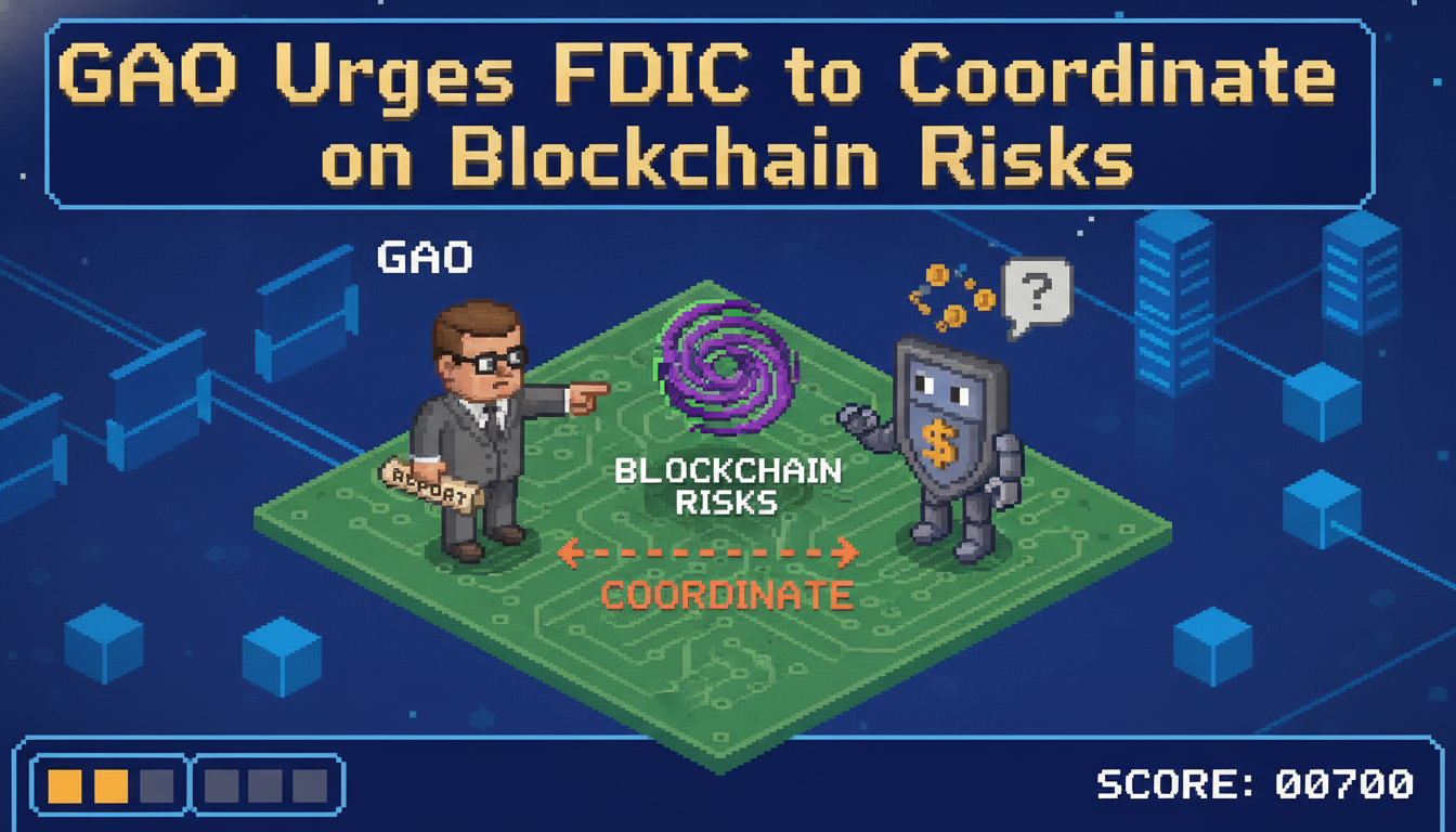 GAO Urges FDIC to Coordinate on Blockchain Risks