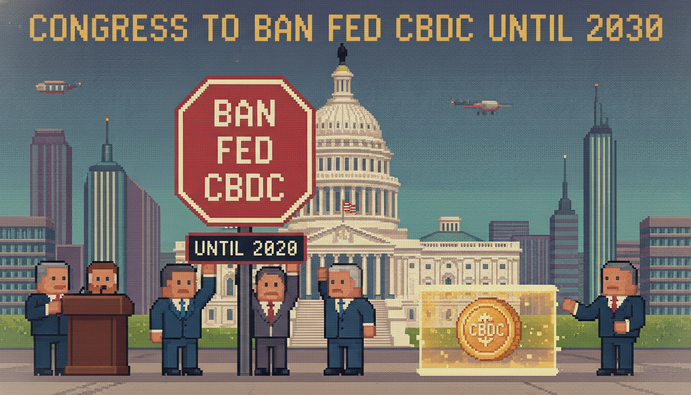 Congress to Ban Fed CBDC Until 2030