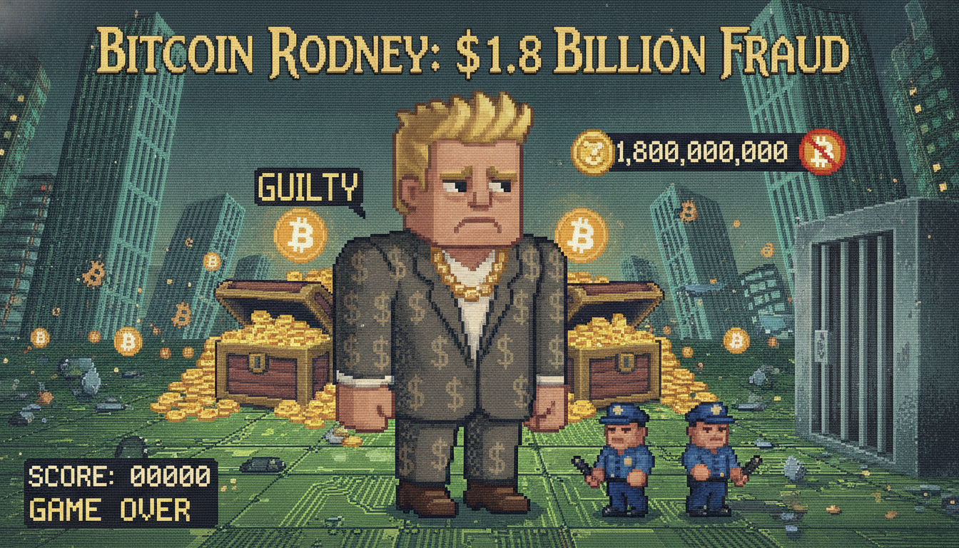 "Bitcoin Rodney" Pleads Guilty in $1.8 Billion Crypto Fraud