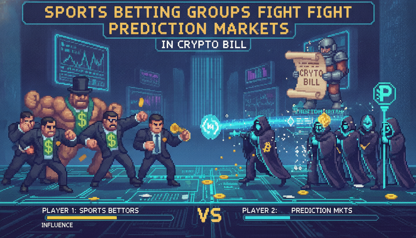 Sports Betting Groups Fight Prediction Markets in Crypto Bill