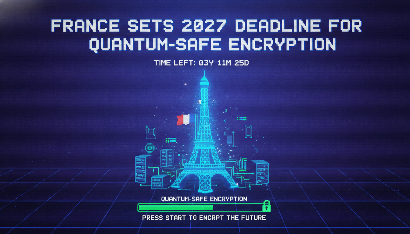 France Sets 2027 Deadline for Quantum-Safe Encryption